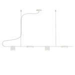 Counterpoint Linear Pendant - Satin White