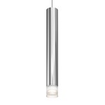 ALC 3 inch Pendant with Etched Glass Trim - Polished Chrome