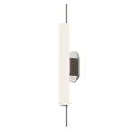 Piccolo Encore Wall Light - Satin Nickel / Etched Glass