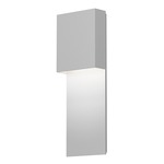 Flat Box Panel Outdoor Wall Light - Textured White