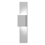 Flat Box Up/Down Panel Outdoor Wall Light - Textured White
