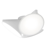 Orchid Ceiling Light - White / Opal