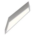 Shatter Flush Mount Ceiling Light - White / White