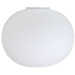 Glo-Ball Ceiling Flush Mount - Gray / Opal
