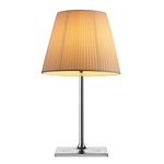KTribe T2 Table Lamp - Chrome / Plisse Cloth