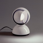 Eclisse Table Lamp - Polished White