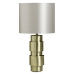 Ring Table Lamp - Satin Brass / Grey