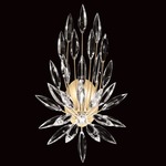 Lily Buds Wall Light - Gold Leaf / Crystal