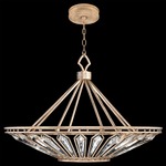 Westminster Bowl Pendant - Pale Antique Gold / Crystal