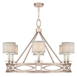 Cienfuegos Ring Chandelier - Weathered Greige Patina / Natural Greige