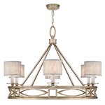 Cienfuegos Ring Chandelier - Soft Gold / Natural Greige