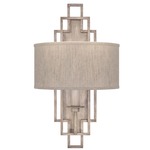 Cienfuegos Deco Wall Sconce - Weathered Greige Patina / Natural Greige