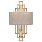 Cienfuegos Deco Wall Sconce - Soft Gold / Natural Greige