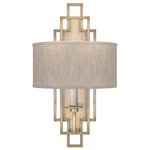 Cienfuegos Deco Wall Sconce - Soft Gold / Natural Greige