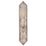 Cienfuegos Bar Wall Sconce - Weathered Greige Patina / Natural Greige