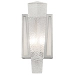 Crownstone Wall Light - Silver Leaf / Fabric