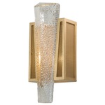 Crownstone Wall Light - Gold Leaf / Mesh
