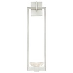 Delphi Tall Wall Sconce - Silver Leaf