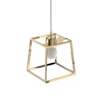 Frame Pendant - Brass