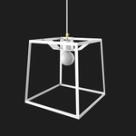 Frame Pendant - White