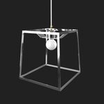 Frame Pendant - Chrome
