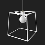 Frame Pendant - White