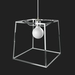 Frame Pendant - Chrome