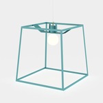 Frame Pendant - Aqua