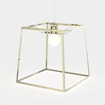 Frame Pendant - Brass