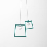 Frame Cluster Pendant - Aqua