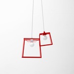 Frame Cluster Pendant - Tomato