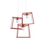 Frame Cluster Pendant - Tomato