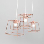 Frame Cluster Pendant - Copper