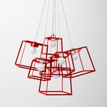 Frame Cluster Pendant - Tomato
