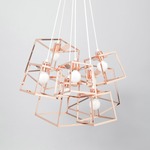 Frame Cluster Pendant - Copper