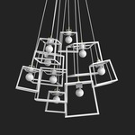 Frame Cluster Pendant - White