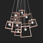 Frame Cluster Pendant - Copper