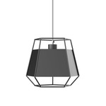 Cinque Pendant - Black