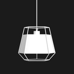 Cinque Pendant - White