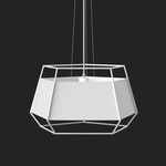 Cinque Pendant - White