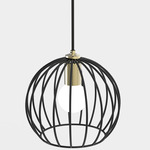 Revati Pendant - Floor Model - Black / Black