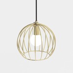 Revati Pendant - Black / Brass