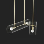 Nunki No. 6 Pendant - Brass / Smoke