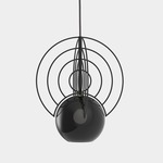 Aeneas Pendant - Black / Black