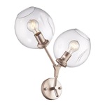 Fairfax Wall Sconce - Brushed Brass / Clear
