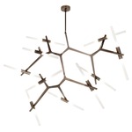 San Vicente 20 Light Chandelier - Dark Bronze