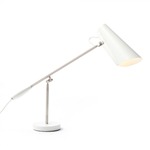 Birdy Table Lamp - White / Steel
