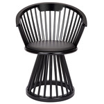 Fan Dining Chair - Black Birch