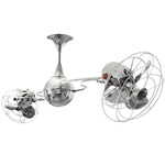 Italo Ventania Metal Ceiling Fan - Polished Chrome