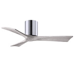 Irene Hugger Ceiling Fan - Polished Chrome / Barn Wood